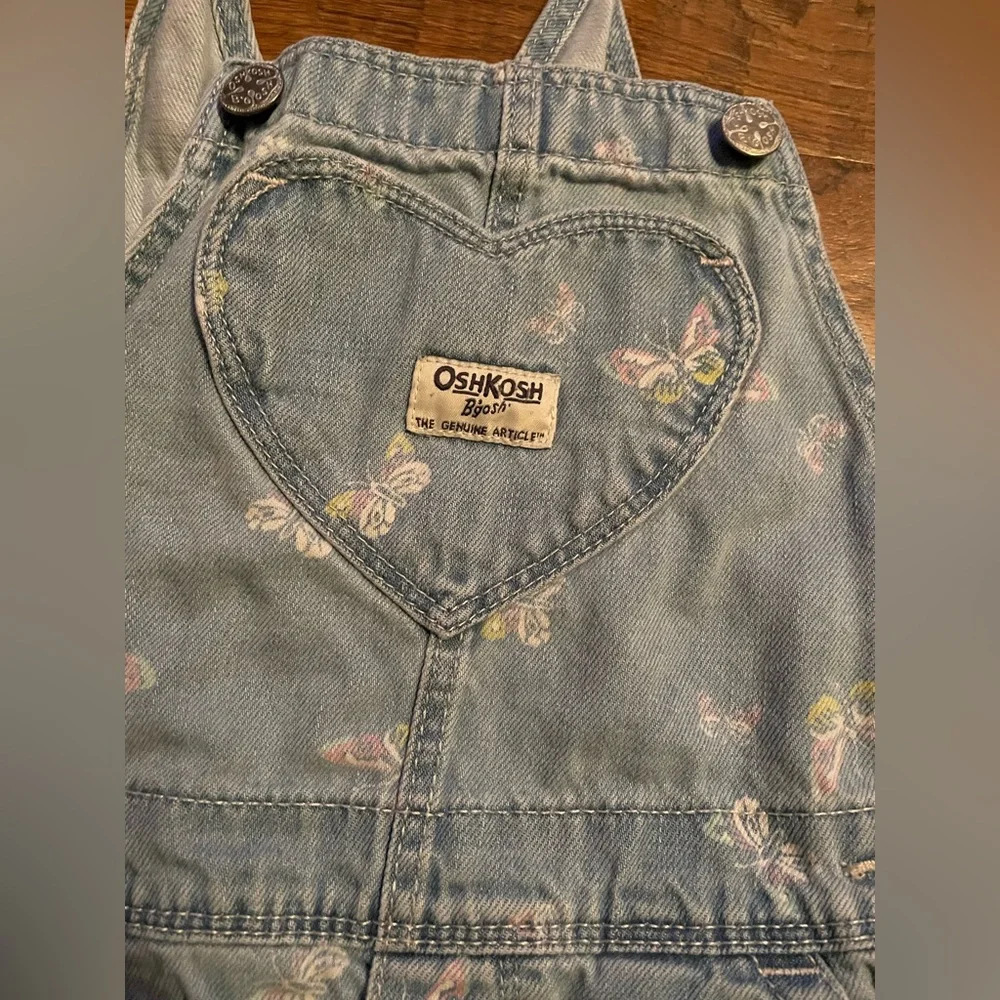 Osh Kosh butterfly overalls girls 5